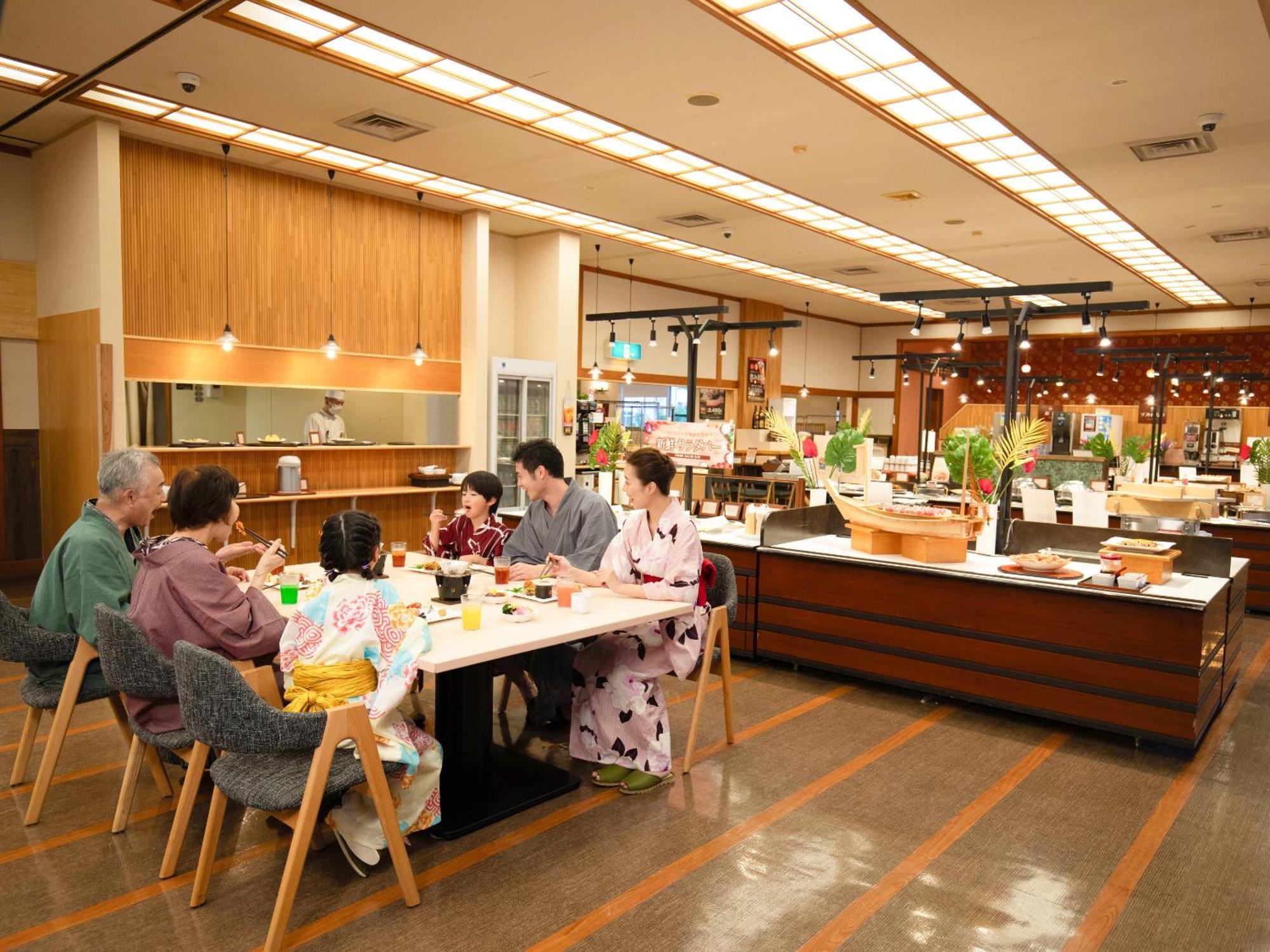 Hotel Ooedo Onsen Monogatari Yamanaka Saichoraku Kaga  Exterior foto